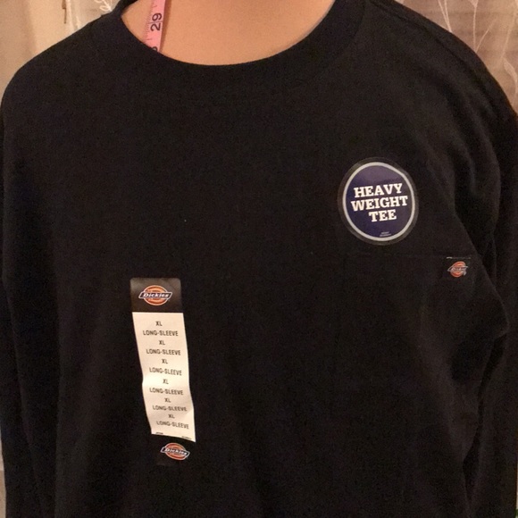Dickies Black Mens Heavy Weight Tee SZ XL - Picture 2 of 6